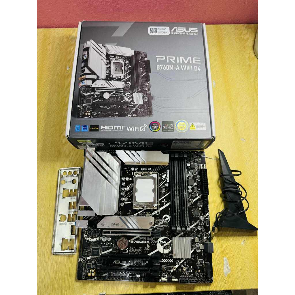ขายเมนบอร์ดมือสอง ASUS PRIME B760M-A WIFI-CSM  (DDR4) (SOCKET LGA 1700)