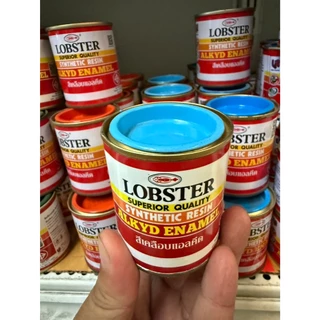 LOBSTER สีน้ำมัน สีเคลือบแอลคีด ขนาด 0.085 ลิตร มีหลายสีให้เลือก ราคาต่อ 1 กระป๋อง สีน้ำมันตรากุ้ง สีน้ำมันกุ้ง