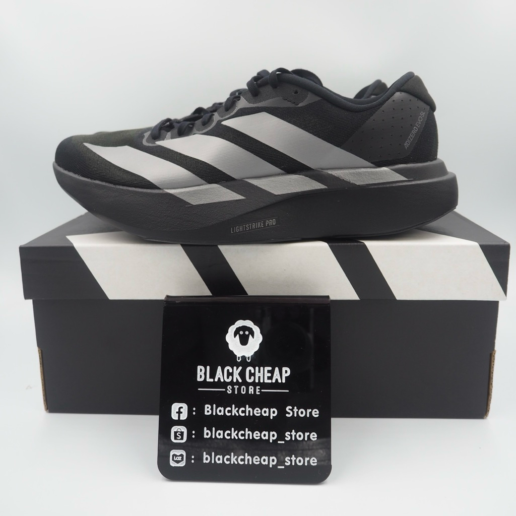 พร้อมส่ง (ของแท้ 100%) Adidas Adizero Evo SL Black/Grey (JR4888) รองเท้าวิ่ง เบามาก