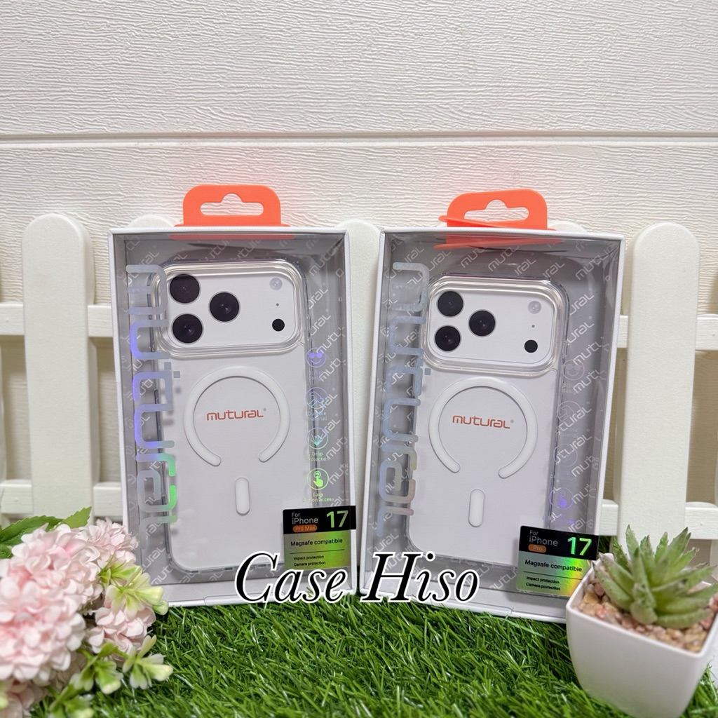 ส่งจากไทย Mutural Design Clear Protection เคสใส กันรอย เคสแม่เหล็ก สำหรับ iPhone17 pro Max 17pro 17A