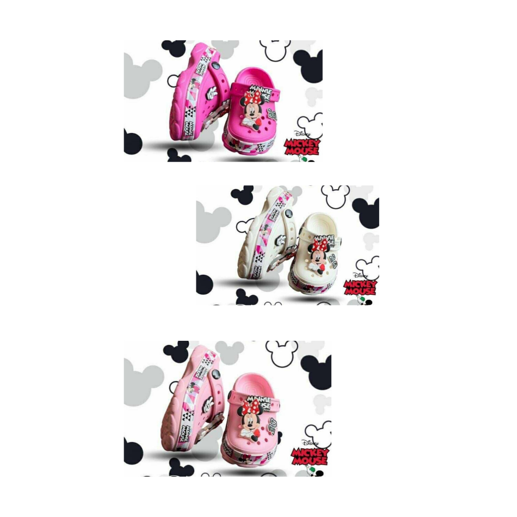 รองเท้าเด็ก หัวโต มินนี่ เมาส์