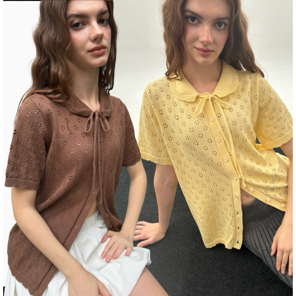 MALI Uni knitted top