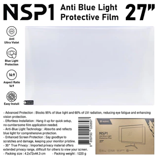 🔥ขายดีส่งไว🔥⚡️แผ่นกรองแสงหน้าจอ⚡️ NUBWO NSP1 Anti-Blue Light Protective Film Monitor ถนอมสายตา ติดตั้งง่าย