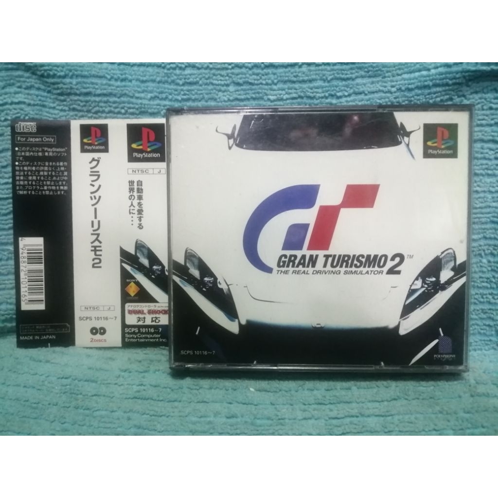 Gran Turismo​ 2​ แผ่น​แท้​โซน​ญี่ปุ่น​ [PS1]​ มี​สไป​น์​การ์ด​