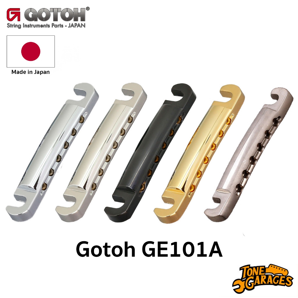 Gotoh GE101A Tailpiece หางปลาอลูมิเนียม Gibson Epiphone บริดจ์กีต้าร์ Made in Japan