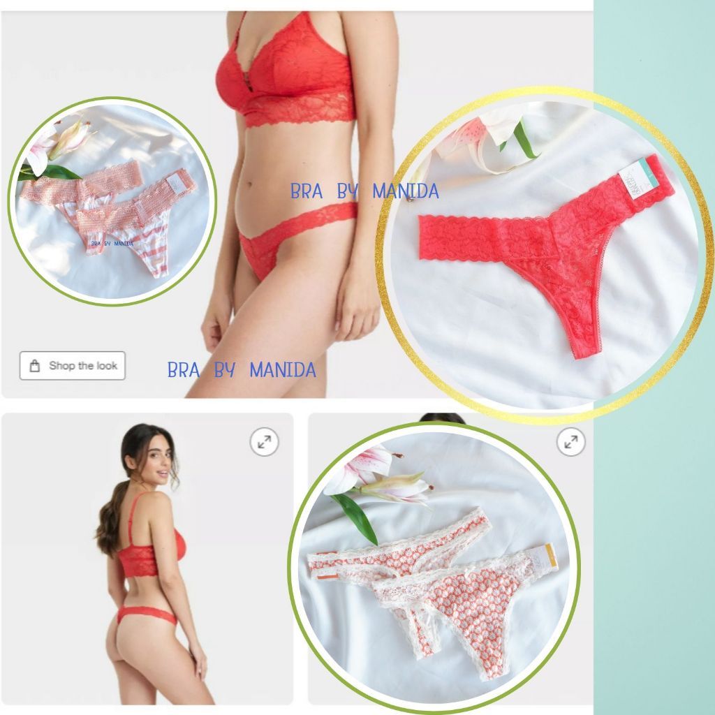 G- string  แท้ 🌸size M  รวม แบร์นต่างประเทศ งานใหม่ป้ายห้อยครบ