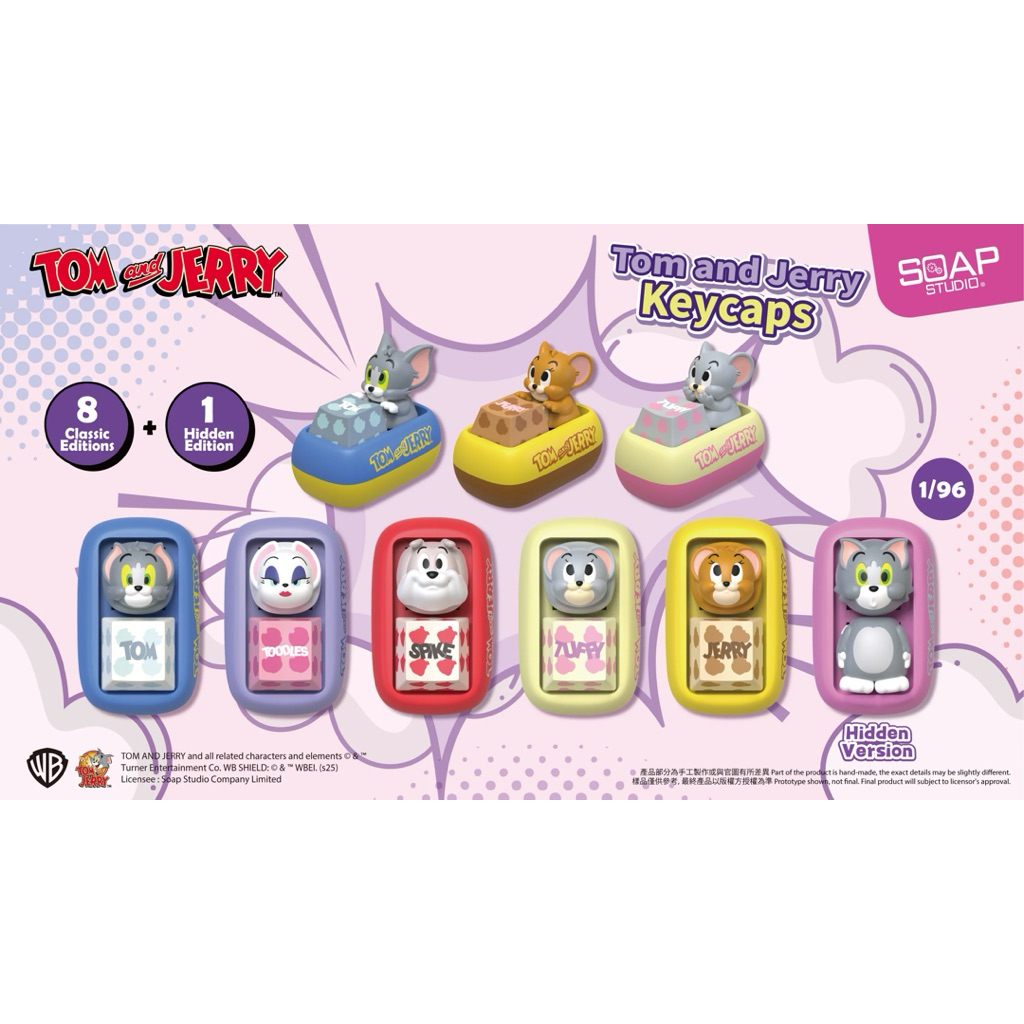 (สุ่ม) Soap Studio Tom&Jerry Keycaps
