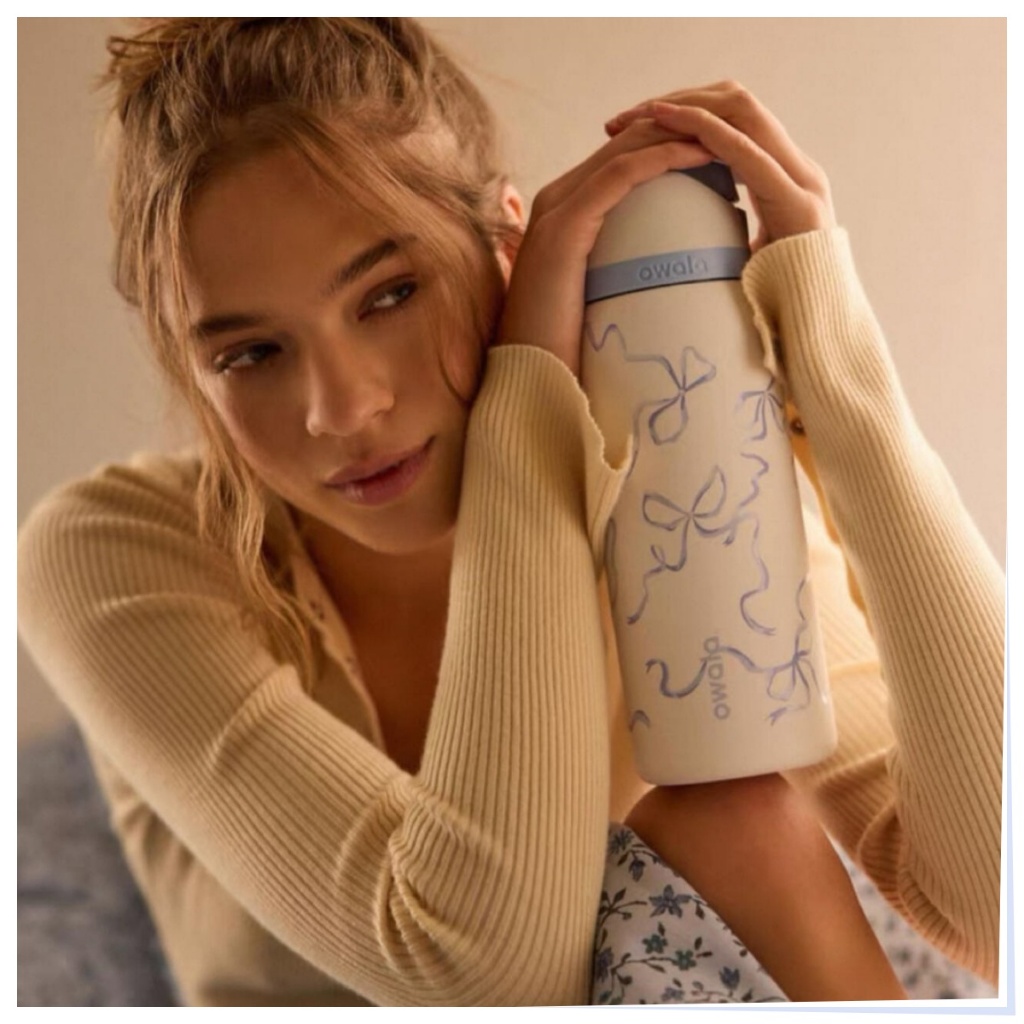 【ของแท้ 💯】แก้วพกพา แก้วเก็บความเย็น Owala FreeSip 24 oz กระติกน้ําร้อนขวดน้ําสแตนเลสจัดส่งที่รวดเร็ว - รูปที่ 4