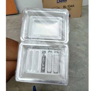 *ยกลัง*Benlyกล่องใส่อาหาร POSรุ่นBL-104A ฝาล็อค ไม่เกิดไอน้ำ แพ็ค100x20ห่อ/ลัง2000ชิ้น*1ออเดอร์ต่อ1ลัง*