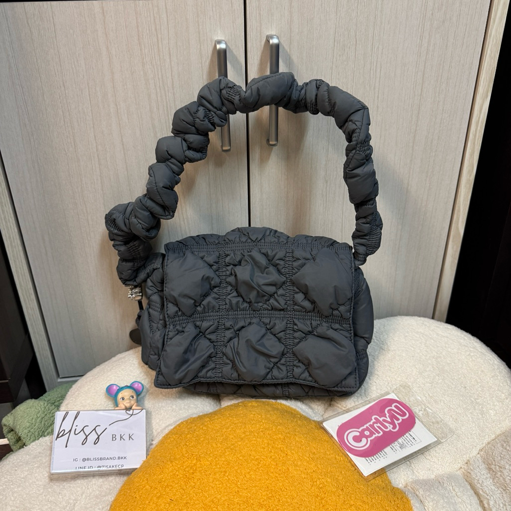 Carlyn luke bag สี charcoal 🩶 สภาพใหม่ ไม่มีตำหนิค่า