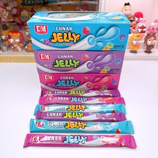 ซูกัสเเท่งยาวสอดไส้ผลไม้เปรี้ยว 1 กล่อง 30 ชิ้น