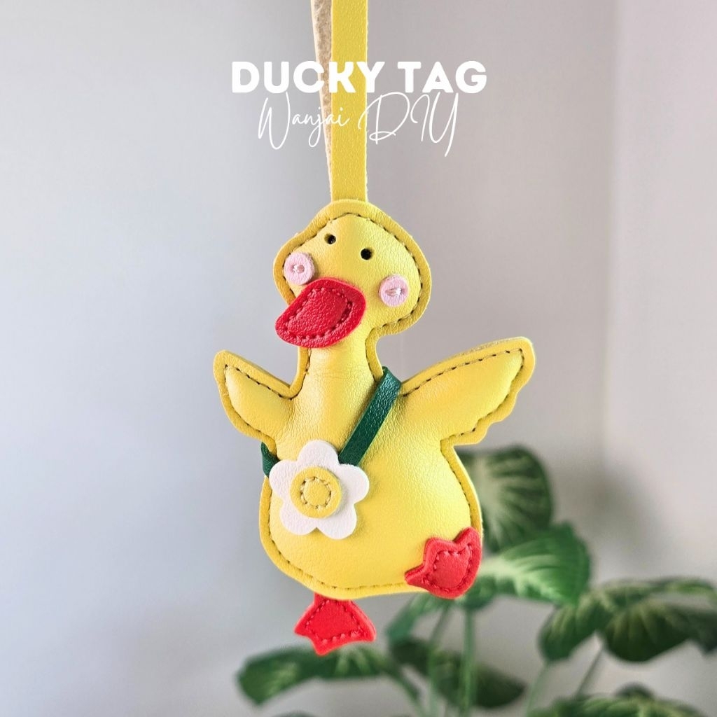Ducky Tag เป็ดน่ารัก (พร้อมส่งจากไทย) - WanJai DIY