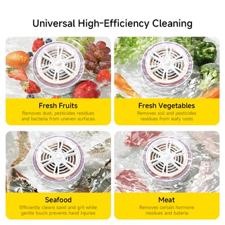 DEERMA GS01 เครื่องล้างผักผลไม้อัตโนมัติ Automatic Fruit and Vegetable Washer เทคโนโลยีทำความสะอาดด้วยไฮดรอกไซด์ไอออน