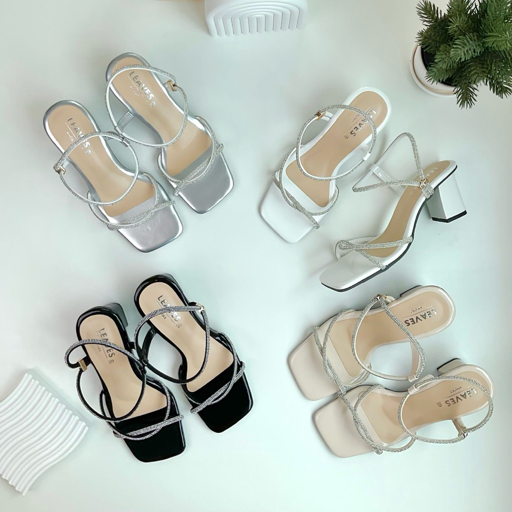 Leaves Shoes รองเท้าส้นสูง รุ่น JENNER ส้นสูง 2.5 นิ้ว แนะนำบวก 1ไซส์ค่ะ