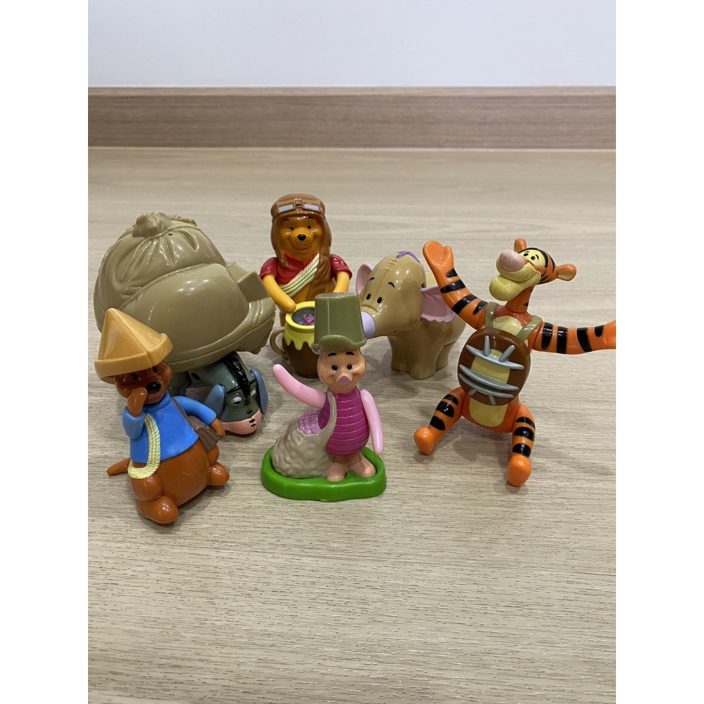 [ครบเซ็ต 6 ตัว] Winnie the Pooh หมีพูห์ Happy Meal ของสะสม แฮปปี้มีล ของเล่น แมคโดนัลด์ McDonald's ม