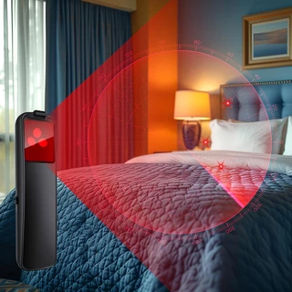 เครื่องตรวจจับสัญญาณแบบพกพาการค้นหากล้องย้อนกลับ WiFi GPS 3G 4G 5G ตัวค้นหาอิเล็กทรอนิกส์
