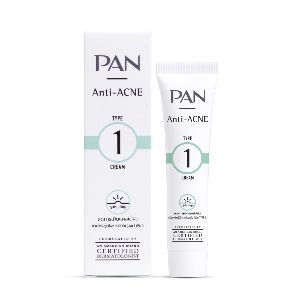 123260 - Pan ANTI ACNE 1 Cream แพน แอนตี้ แอคเน่ วัน ครีม 10 กรัม