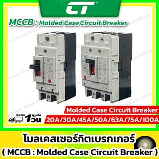 CT Electric - เซอร์กิตเบรกเกอร์ MCCB ขนาด 2P และ 3P ( 20A 30…