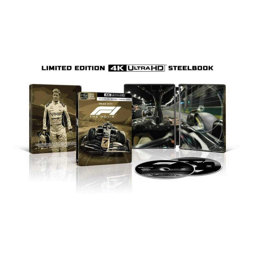 [Pre-Order] F1 The Movie (US / SteelBook / 4K Ultra HD / Blu-ray / DVD) แท้