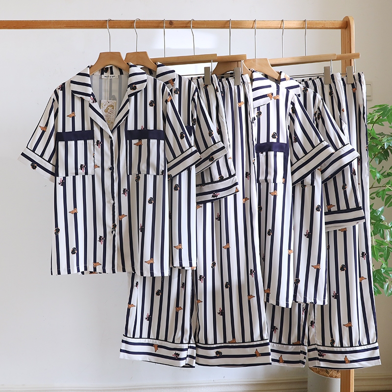 Muslin Pajamas Collection Muslin Pet รุ่น Ocean Gang (N3293 T3293 Y3293 Y3294) | ชุดคู่รัก,ชุดแม่ลูก