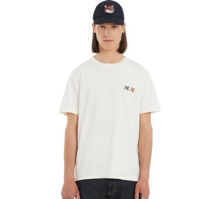 Maison Kitsune’เสื้อยืดดับเบิ้ลฟ็อกเฮด - รูปที่ 6