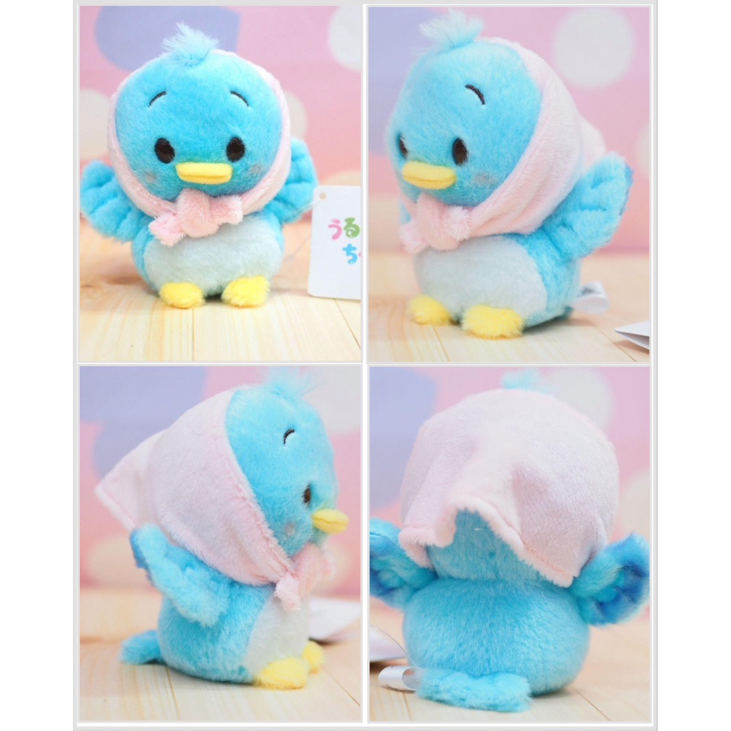 ‼️พร้อมส่ง🐤 นกฟ้า ซินเดอเรลล่า🔥 Cinderella Blue Bird Urupocha-chan 75th Anniversary Disney Store 11×