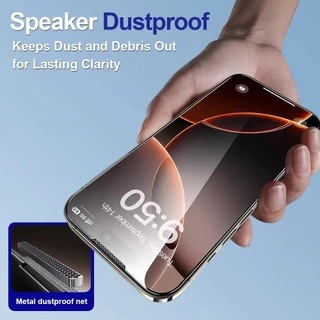 （ราคาส่ง 10in1）ฟิล์มกระจกใสไม่มีขอบเต็มจอโค้ง 0.4MM สำหรับ iPhoneXR 11 12 13 14 15 16 17Ari 17ProMax