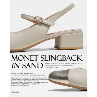 𝐌𝐈𝐍𝐈𝐌𝐀𝐋𝐈𝐒𝐓 รองเท้าแมรี่เจนหนังแกะ รุ่น Monet สูง 1.5 นิ้ว หน้าเท้ากว้าง เดินสบาย