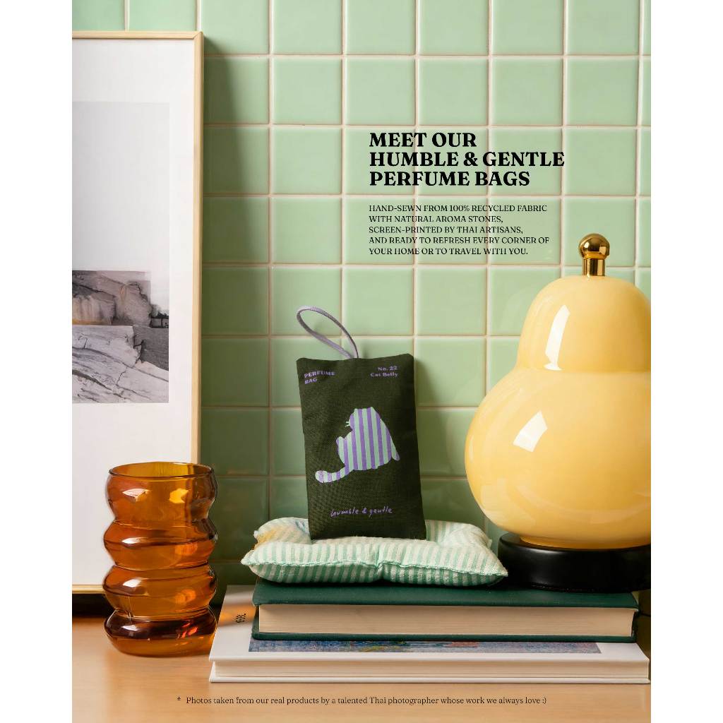 Humble&Gentle - Perfume Bag - ถุงหอมปรับอากาศขนาด 20g. แขวนตู้เสื้อผ้า รถ ห้องน้ำ ลิ้นชัก