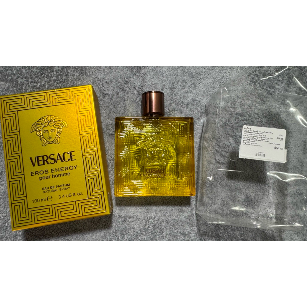 🍋🍋‍🟩Versace eros energy หอม 100 ML. ป้ายไทย ฉลากไทย 💯 ปี2024 เหลือ 83% ราคา shop จาก (3,5xx) ฿