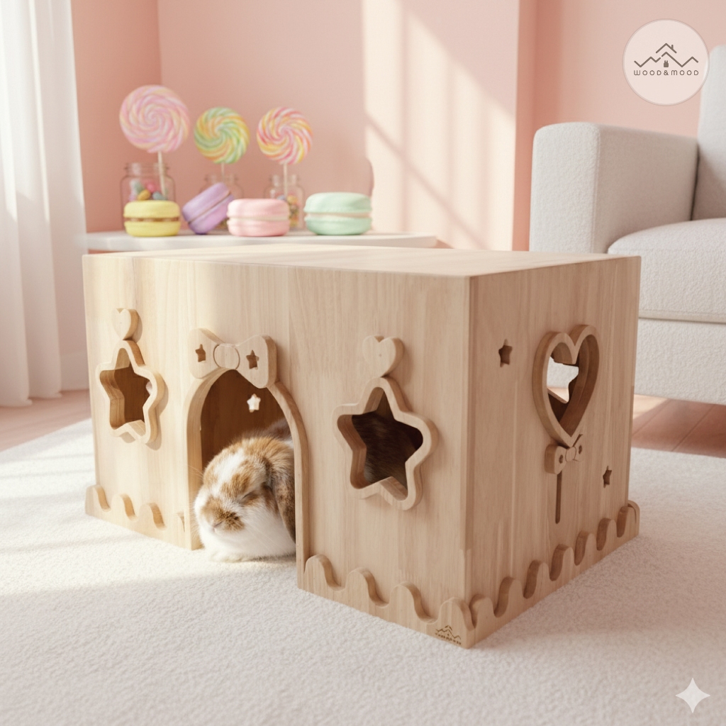 บ้านกระต่าย รุ่น candy house [WOOD&MOOD]TH