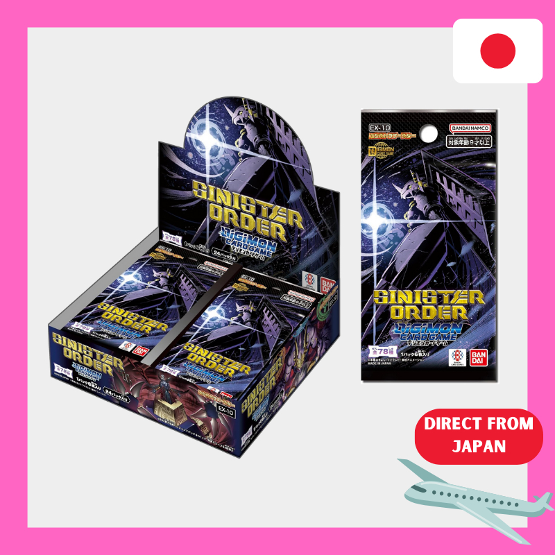 DIGIMON CARD GAME Japanese TCG - SINDER ORDER EX-10 1 กล่อง พร้อมซีลโรงงาน