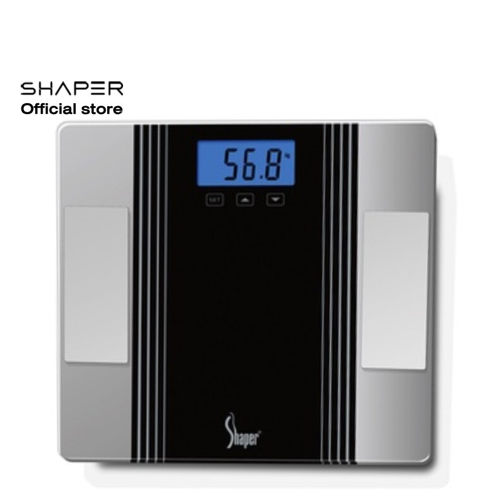 SHAPER เครื่องชั่งวัดมวลร่างกาย รุ่น SF-853 สีดำ