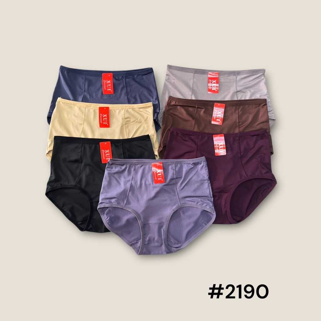 #2190# กางเกงในผู้หญิงไซค์กลาง เนื้ิอผ้าลื่น เอว 23-34 นิ้ว