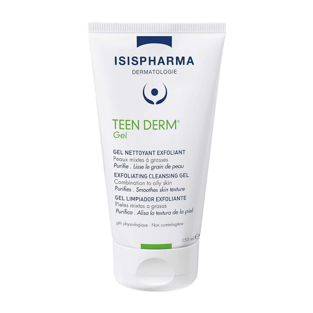 Isispharma Teen Derm Exfoliating Cleansing Gel Combination Oily Skin 150ml