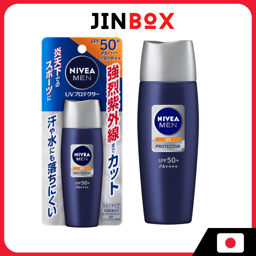 [ส่งตรงจากประเทศญี่ปุ่น] Nivea Men UV Protector 40ml ครีมกันแดด สำหรับผู้ชาย SPF50+ PA+++