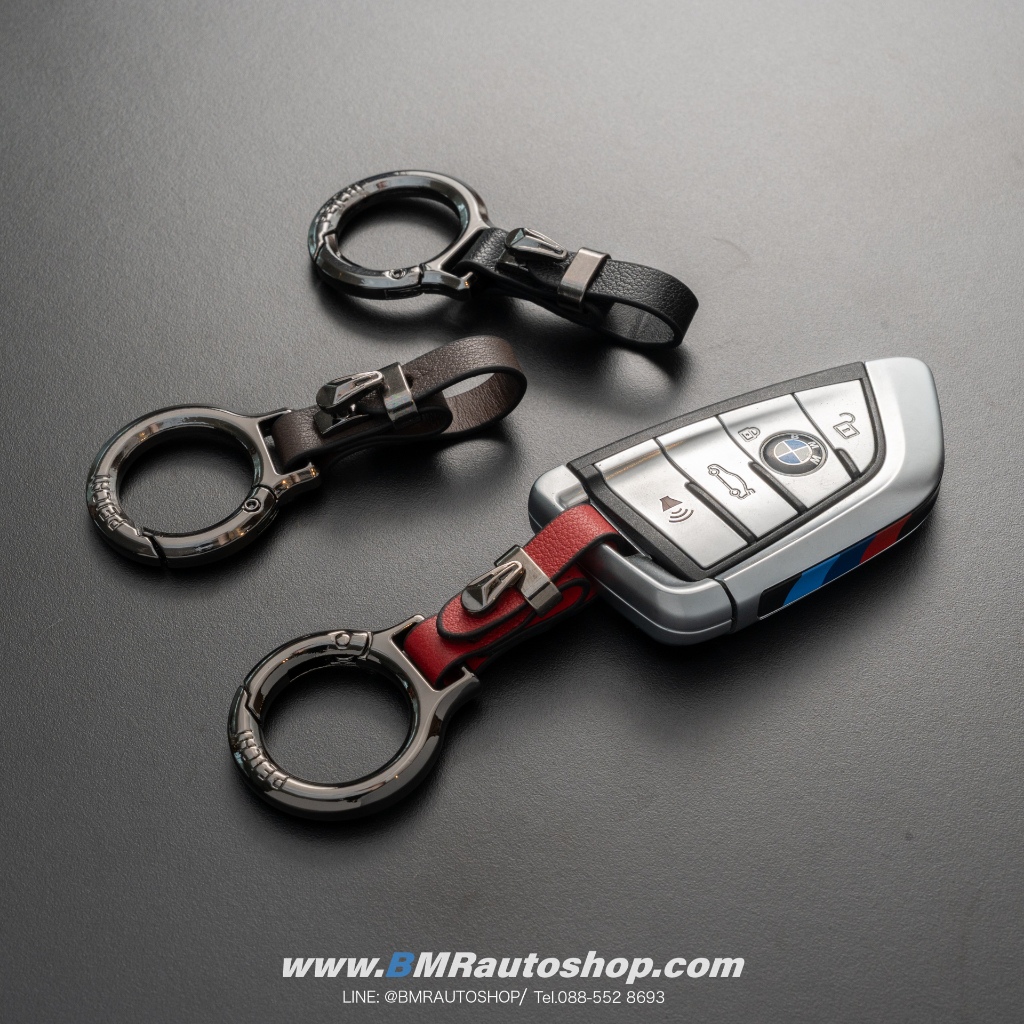 พวงกุญแจรถยนต์ BMW รุ่น AC228 และ AC229 สี  Black Chrome สำหรับกุญแจ BMW Benz และรถยนต์อื่นๆ