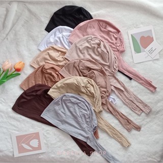 อินเนอร์มุสลิมะฮฺผ้าเรยอน นุ่มนิ่ม แบบผูก 15 สี สินค้าพร้อมส…