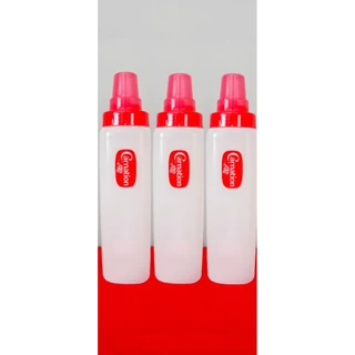 ขวดบีบคาร์เนชั่น (ชุด 3 ใบ) ขนาด 1000 ml ขวดบีบนม ขวดบีบซอส มีสเกล ขนาดขวดบีบ กว้าง 7.5 cm สูง 30 cm พลาสติก Food Grade
