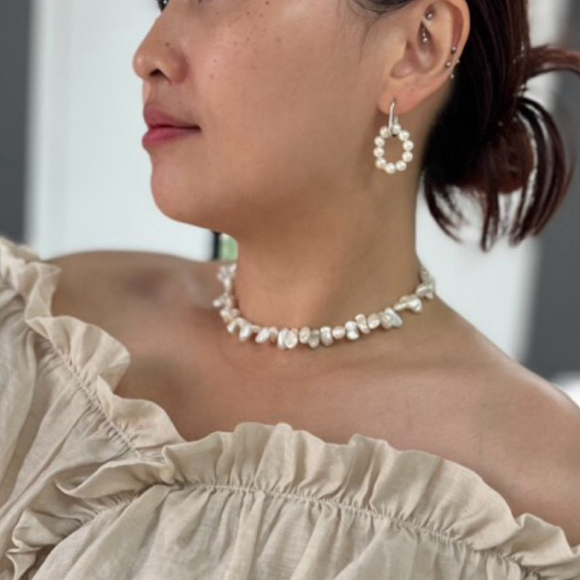 Keshi Pearl necklace💗