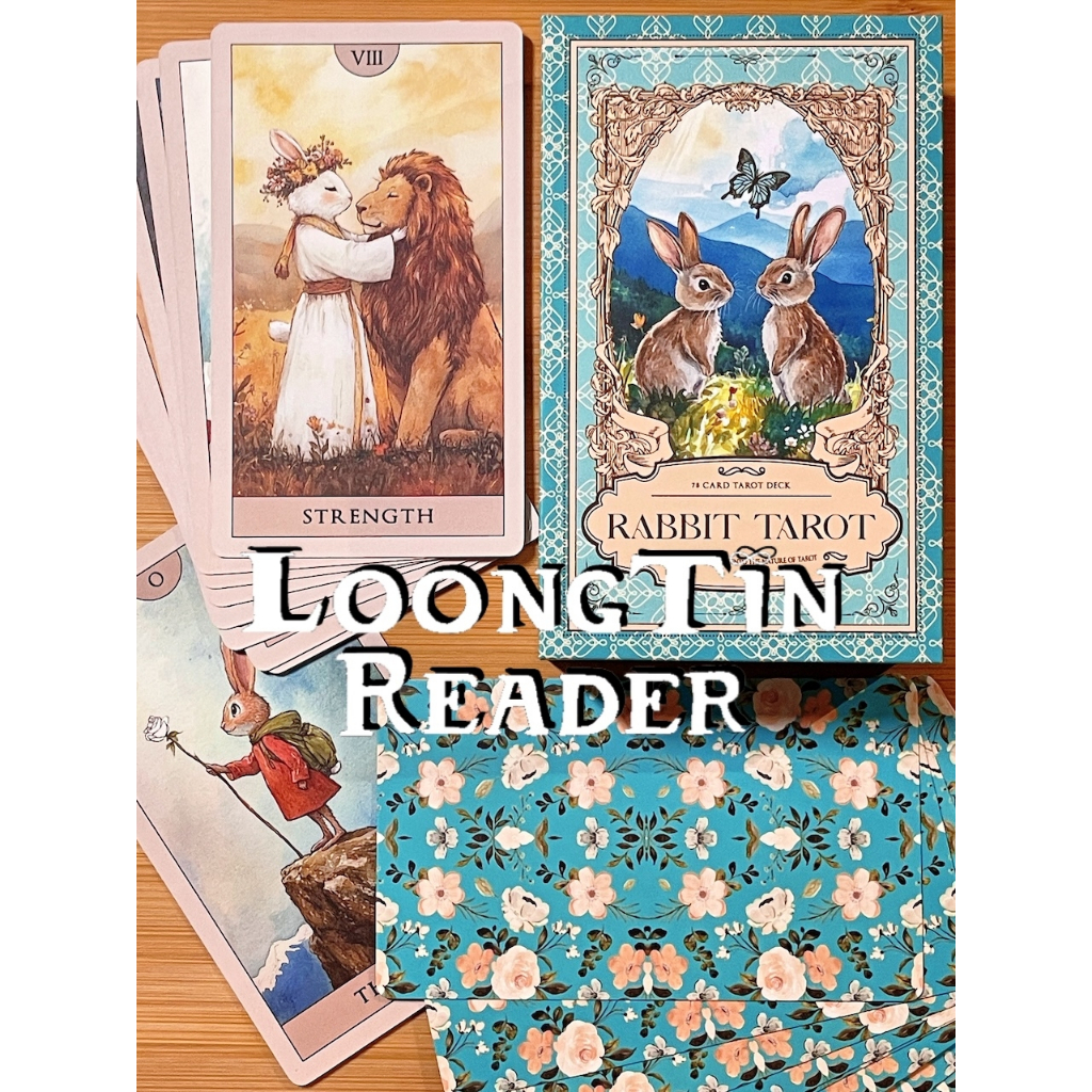 Rabbit Tarot Deck ไพ่ทาโรต์ ไพ่ยิปซี ของแท้ ลุงติน