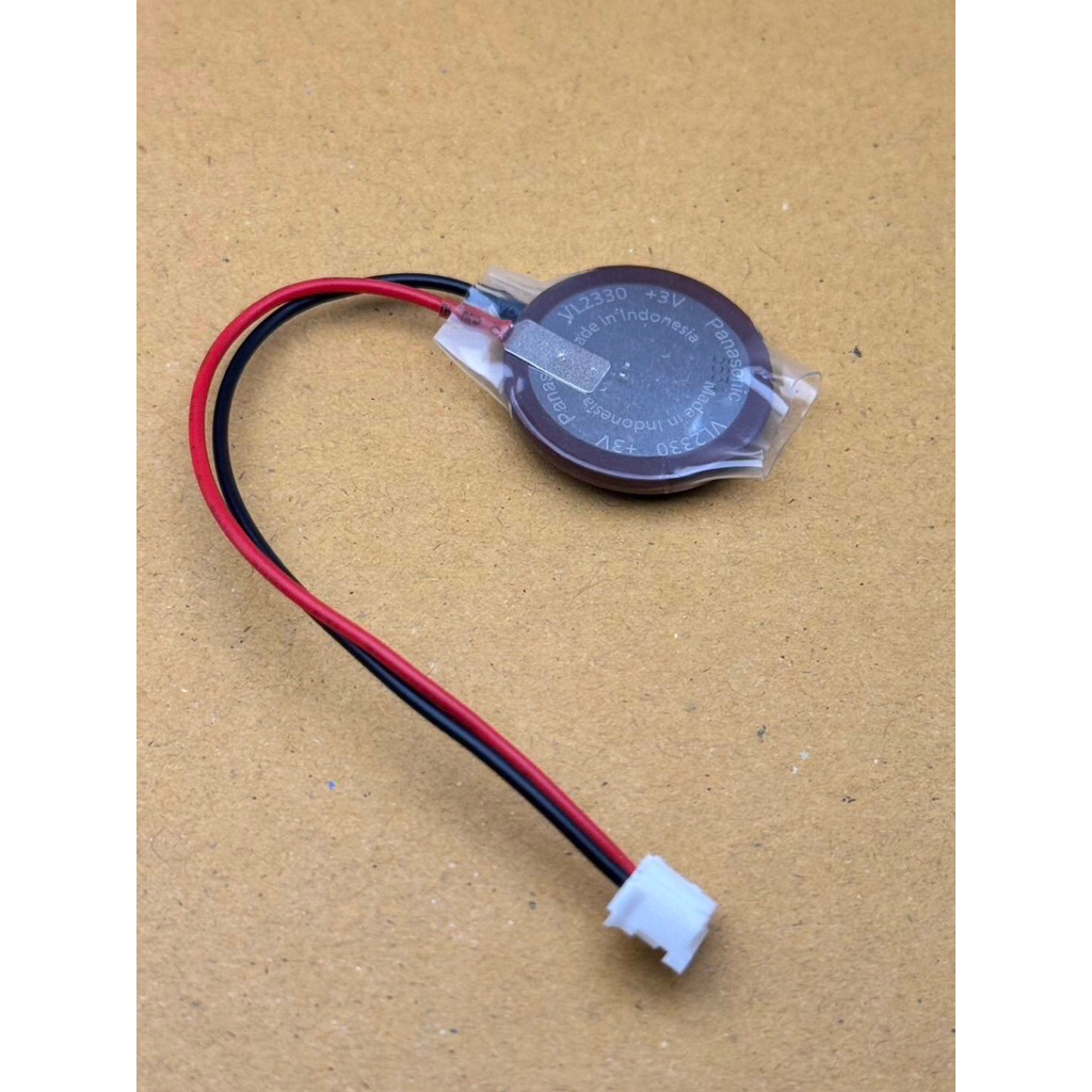 VL2330 Lithium Battery แบตเตอรี่ลิเธียมแบบเหรียญ “ ปลั๊กขาว “ 3V 50mAh -20~+60°C (รับประกัน 3 เดือน)