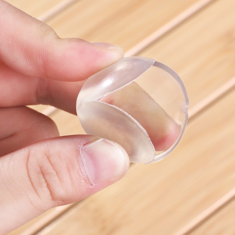 1คู่(2ชิ้น) ซิลิโคนกันกระแทก ติดมุมโต๊ะ/ตู้/เตียง ป้องกันการเดินชน สีใสพร้อมกาว ซิลิโคนใสกันกระแทก กันกระแทกมุมโต๊ะ - รูปที่ 3