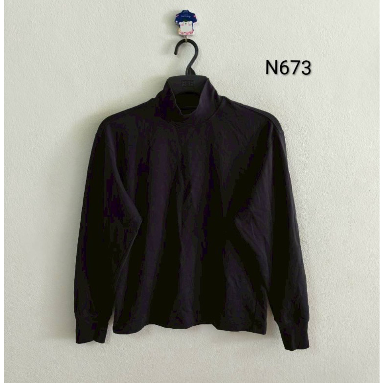 S(ญ) Heattech U collection (N673) แบรนด์ uniqlo ยูนิโคล่ รุ่นผ้าพรีเมียม