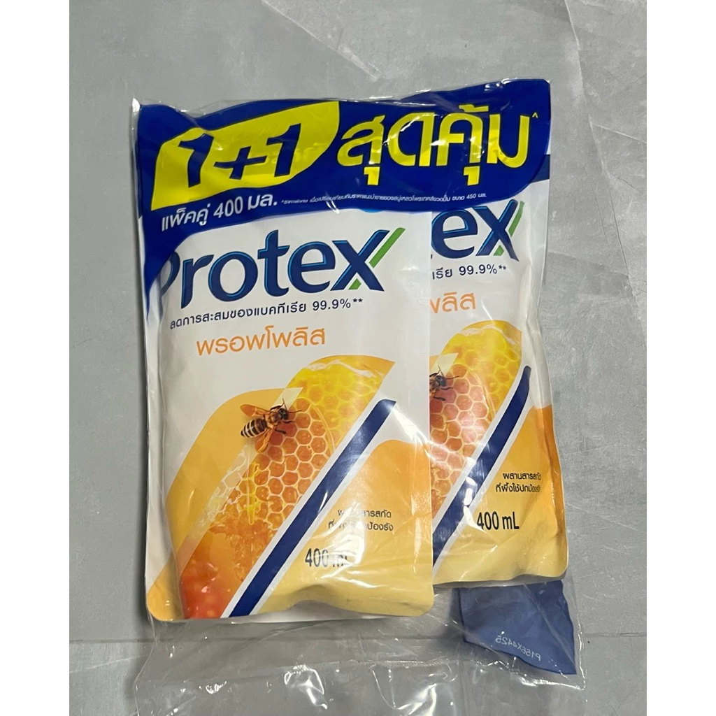 Protex ครีมอาบน้ำ ถุงเติม แพ็คคู่ 400 มล. (มีให้เลือกหลายสูตร)