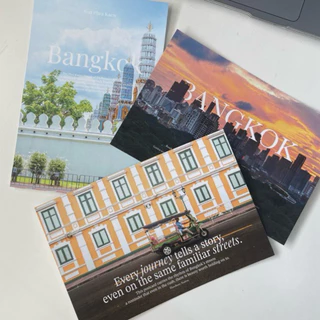 (พร้อมส่ง) Bangkok postcard โปสการ์ดตกแต่ง โปสการ์ดแต่งผนัง โปสการ์ดภาพถ่ายกรุงเทพฯ ขนาด 4*6 นิ้ว ✨ Handnote Station