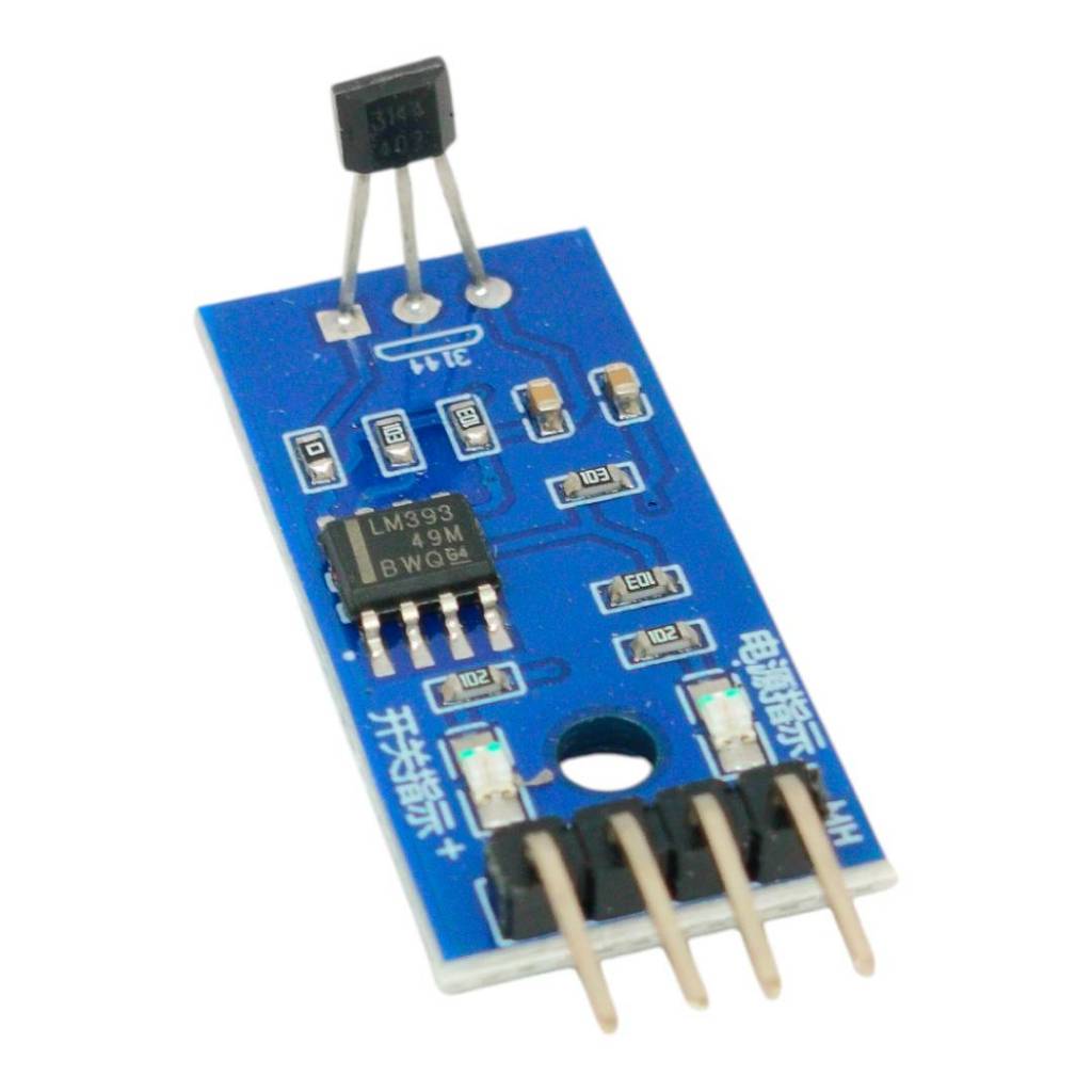 1ชิ้น เซนเซอร์ตรวจับแม่เหล็ก Hall sensor module เซนเซอร์สนามแม่เหล็ก