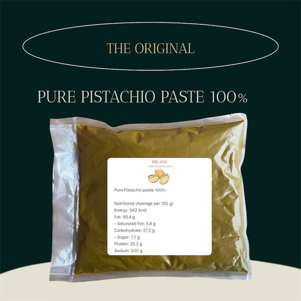พิสตาชิโอเพรียว100%( Halal) Pure pistachio paste