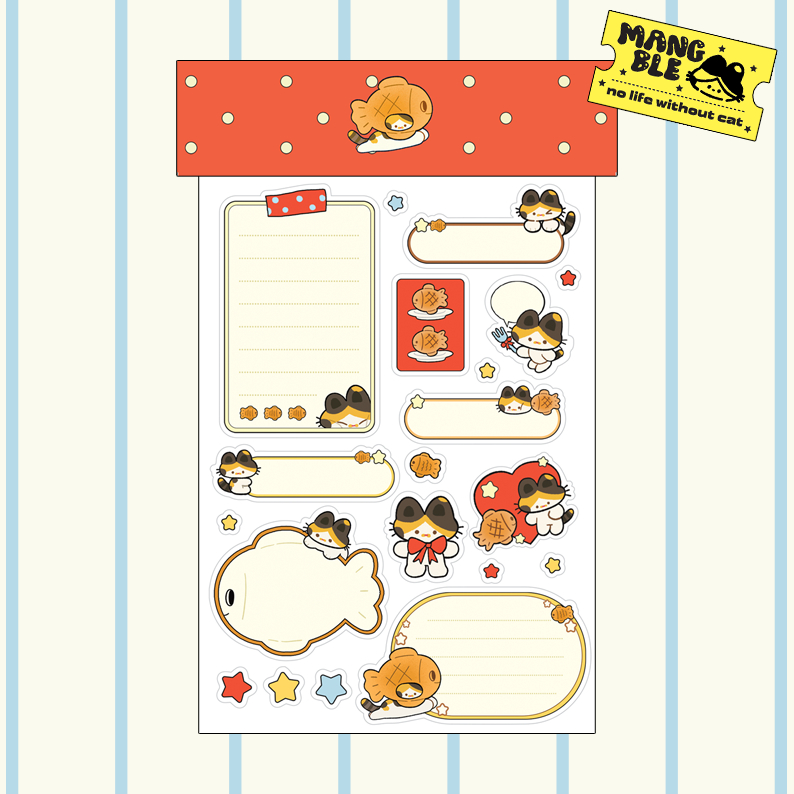 Sticker-Note Taiyaki : สติกเกอร์โน๊ต เขียนได้