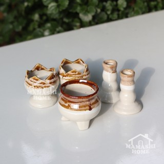 เชิงเทียน​เซรามิค​ทรง​บัว​หงาย​เคลือบสี จำนวน 1 ชิ้น มี 4 สี…